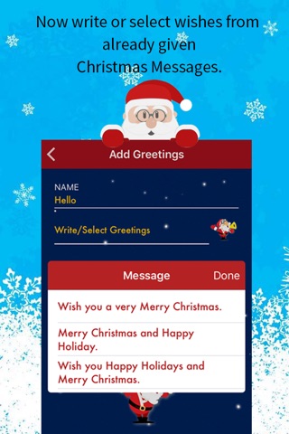 Christmas Greetings Video Card screenshot 3