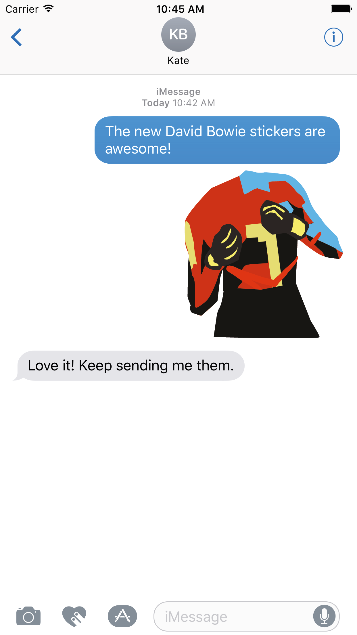David Bowie Sticker Pack