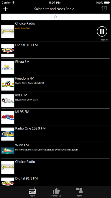 Saint Kitts and Nevis Radio iPhone screenshot 2 - Entertainment app