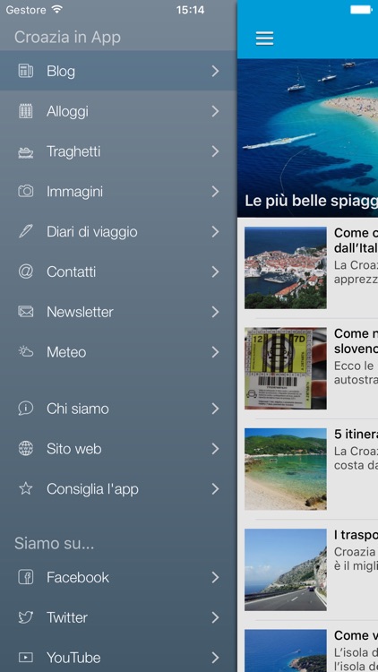 Croazia in App - Offerte ed informazioni