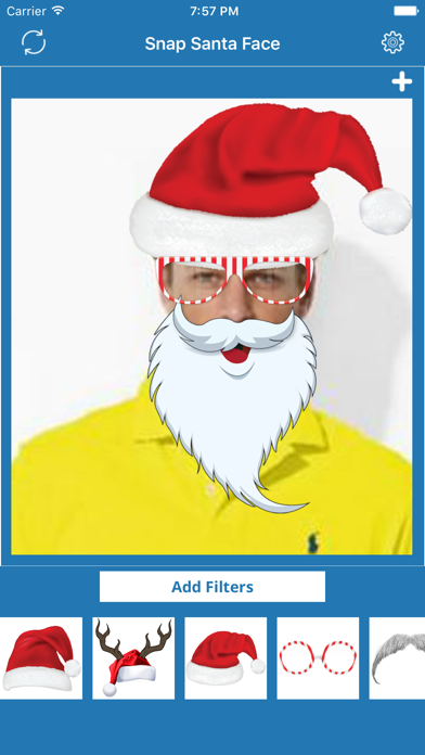 How to cancel & delete Snap Santa Face -Cute Emoji, Stickers, Santa Faces from iphone & ipad 3