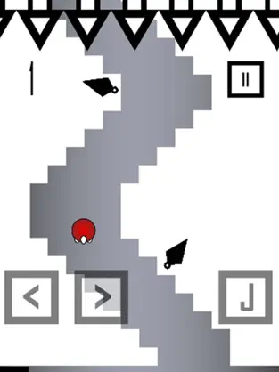 Screenshot 1 Gravity Guy Hd Falling Balls Tetris of Alphabetty Saga Abajo iphone