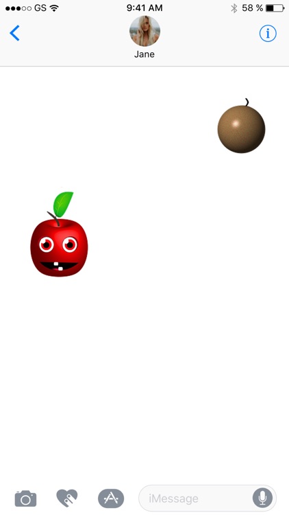 Apple Two Sticker Pack