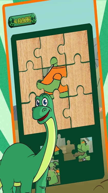 Puzzle Dinosaur Party Cute Jigsaw Fun Game Kids