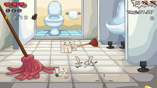 Paper Shooting in Bathroom(圖4)-速報App