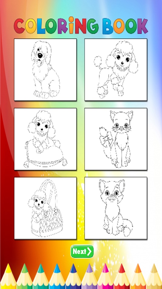 Cat & Dogs Coloring Book - for Kids - 1.0 - (iOS)