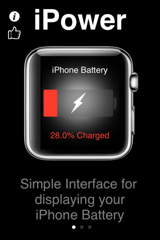 iPower - Glance Battery Usage On Watch screenshot 2