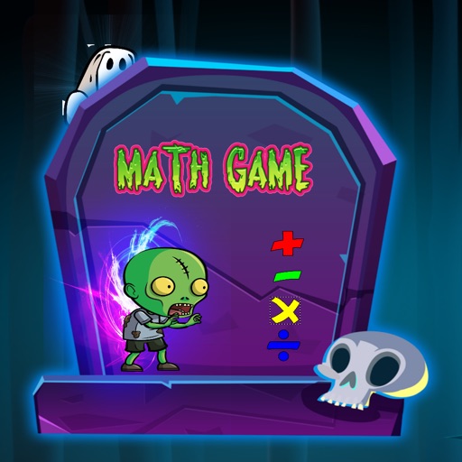 Cool Monster & Zombie Math game - made for kids Icon