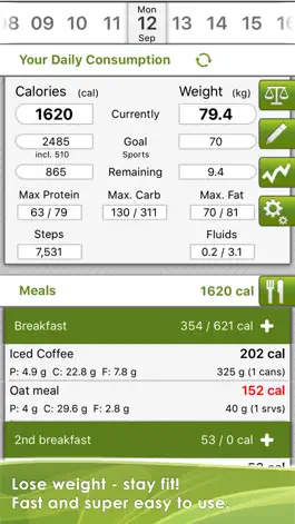 Game screenshot CaloryGuard - Track calories mod apk
