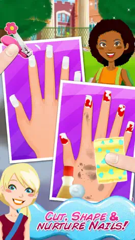 Game screenshot High School Nail Art Nail Salon - Girls Game! apk