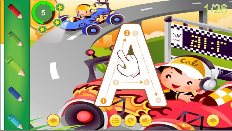 ABC English Letter Tracing PreSchool Activity