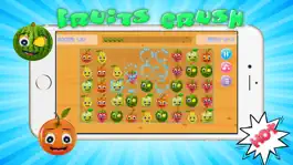 Game screenshot Fruit Crush Bump - puzzle match 3 fruit for kids mod apk