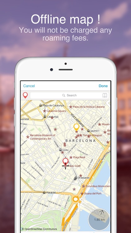 Lost in Barcelona... Offline map screenshot-3