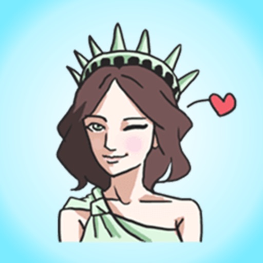Girl Of Liberty - Honey Stickers! icon