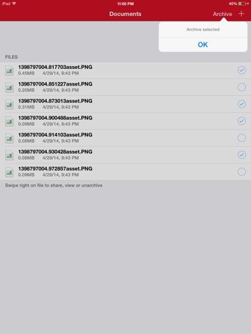 Screenshot #5 pour ZIP - ZIP UnZIP d'Archiver et de l'Outil
