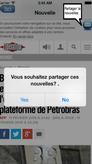 Nouvelles de France(圖3)-速報App