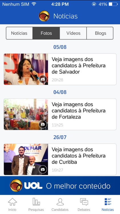 UOL Eleições 2016 - Candidatos e apuração de votos screenshot-4