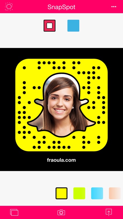 SnapSpot snapcode generator by Fraoula