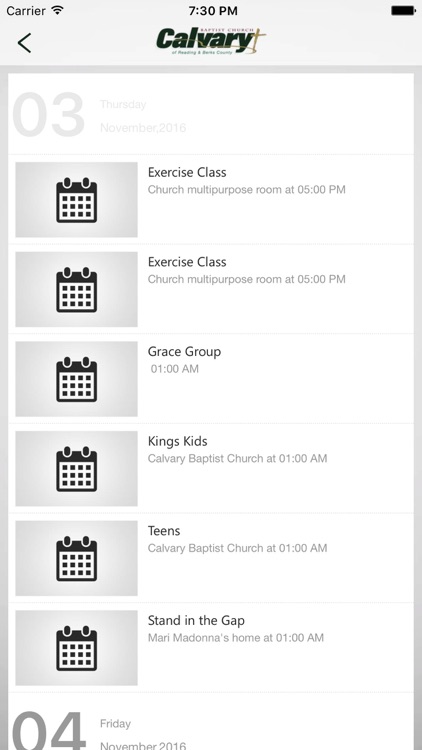 Calvary Baptist, Reading