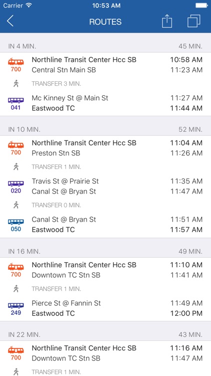 ezRide Houston METRO - Transit Directions for Bus and Light Rail including Offline Planner