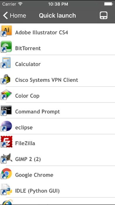 Screenshot #2 pour AppRemote Free - WiFi remote control for Windows