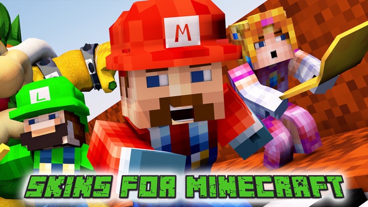 Super Mario Minecraft Skins