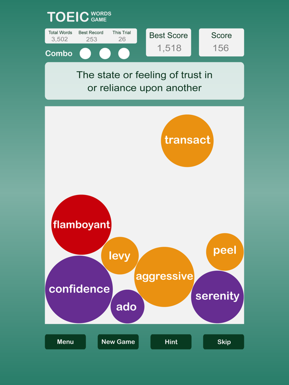 Screenshot #4 pour TOEIC Words Game