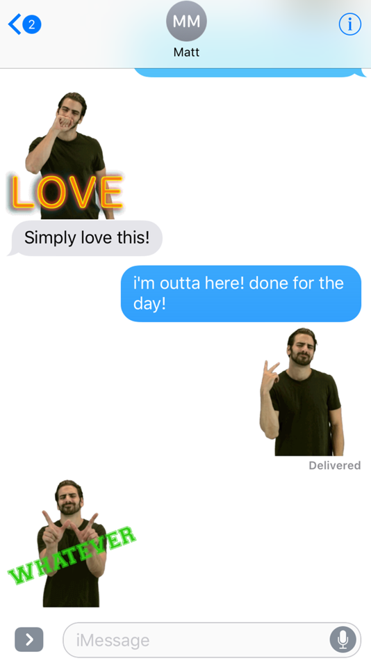 #3. ASL Stickers with Nyle (iOS) 由: DeafDigits Inc