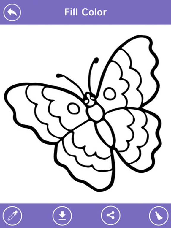 Coloring Sparkles and Painting for Kids Offline iPad screenshot 4 - Photo & Video app