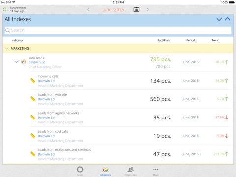 ELMA KPI screenshot 3