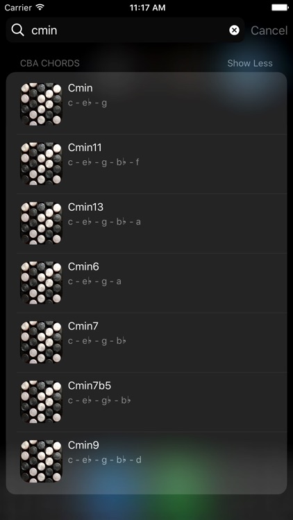 CBA Chords