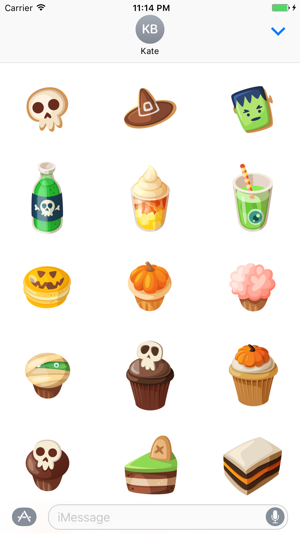 Halloween Treats Stickers(圖2)-速報App