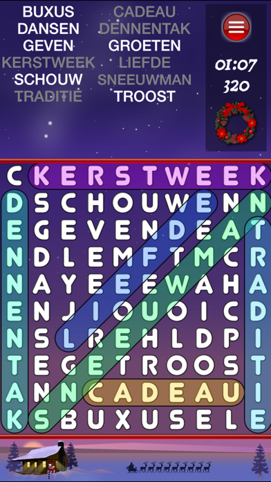 Screenshot #2 pour Noël - Recherche de Mot (Néerlandais)