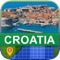 Croatia offline map mobile application