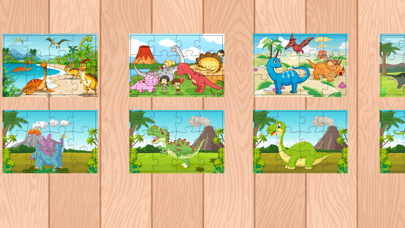 Dinosaur Jigsaw Kids Dino Puzzles Learning Games iPhone screenshot