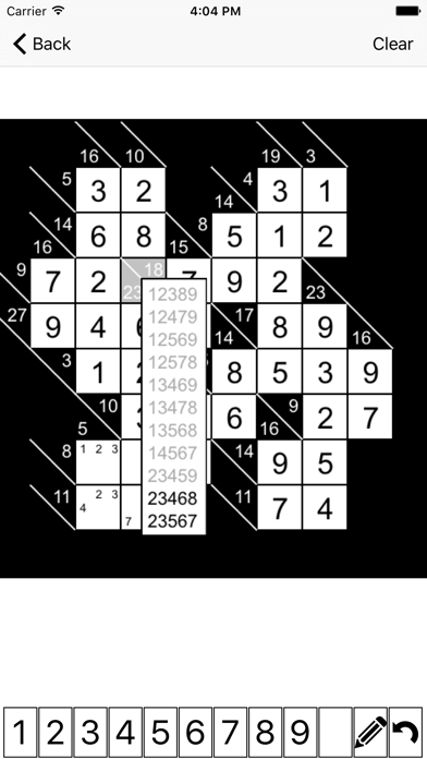 Screenshot #2 pour Kakuro Infinite
