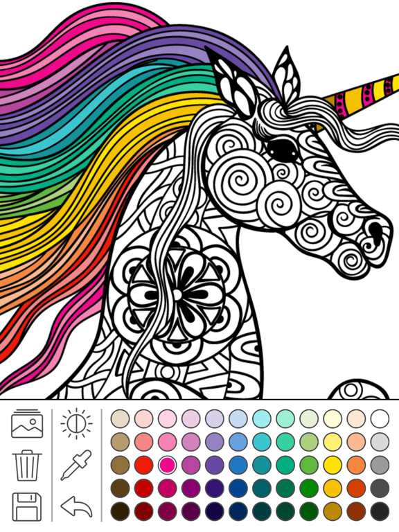Screenshot #4 pour Mindfulness coloring - Anti-stress art therapy for adults (Book 3)
