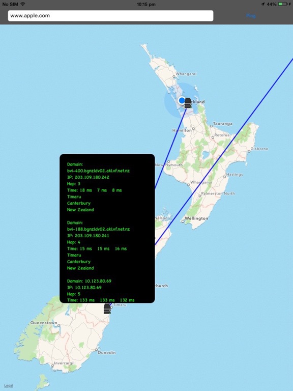 Screenshot #4 pour Geo Ping