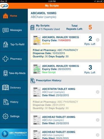 MedAdvisor for iPad screenshot 2