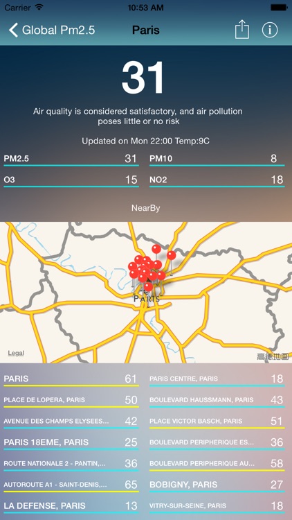 iAirQuality --Global Air Quality Index Pm2.5,pm10 screenshot-3