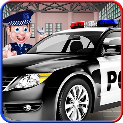 Police Car Mechanic & Factory icon