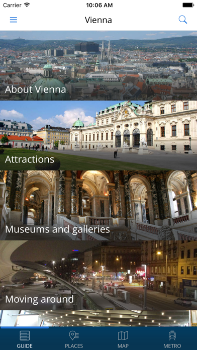 Screenshot #1 pour Vienne Guide Voyage avec Offline Maps