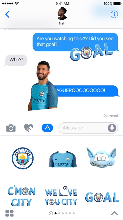 Manchester City Official Stickers