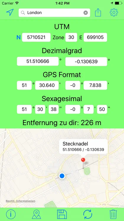 Screenshot 4 di 5 di UTM Coordinates Tool