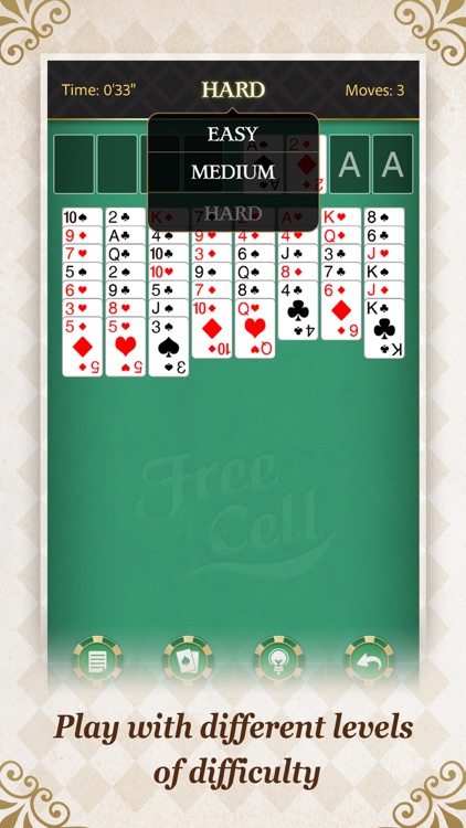 FreeCell Solitaire - Classic Shuffle Poker Game