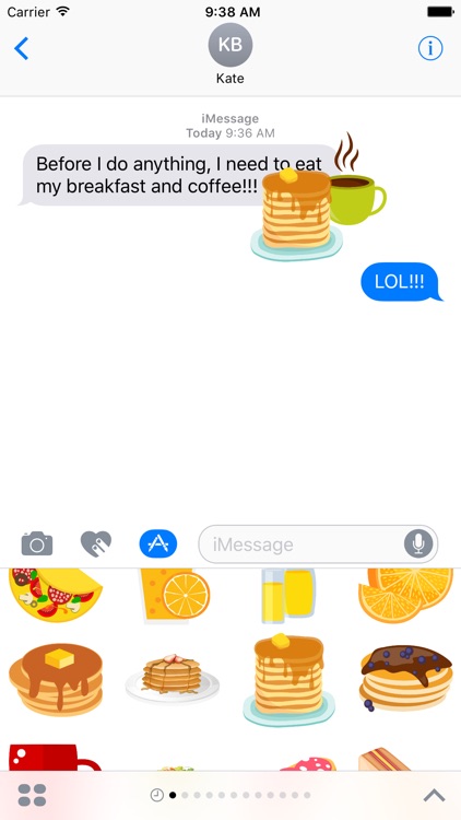 Breakfast Food for Stickers