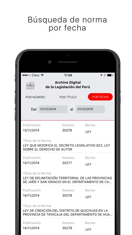 Archivo Digital de la Legislación del Perú screenshot-3