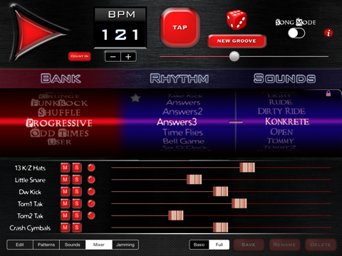 Rock Drum Machine Lite screenshot 4