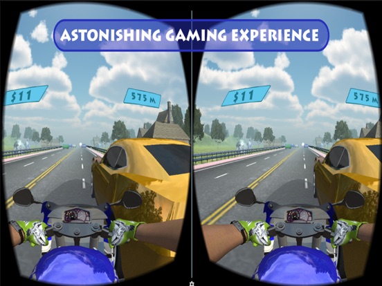 Screenshot #5 pour Real Bike Traffic Rider Virtual Reality Glasses