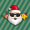 Christmas Sticker - Happy Holiday Emoji